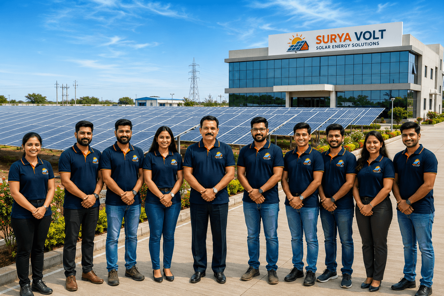 Surya Volt team — solar energy professionals