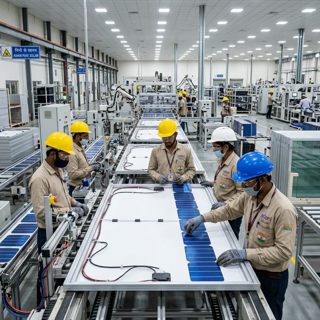 Surya Volt Solar plant installation
