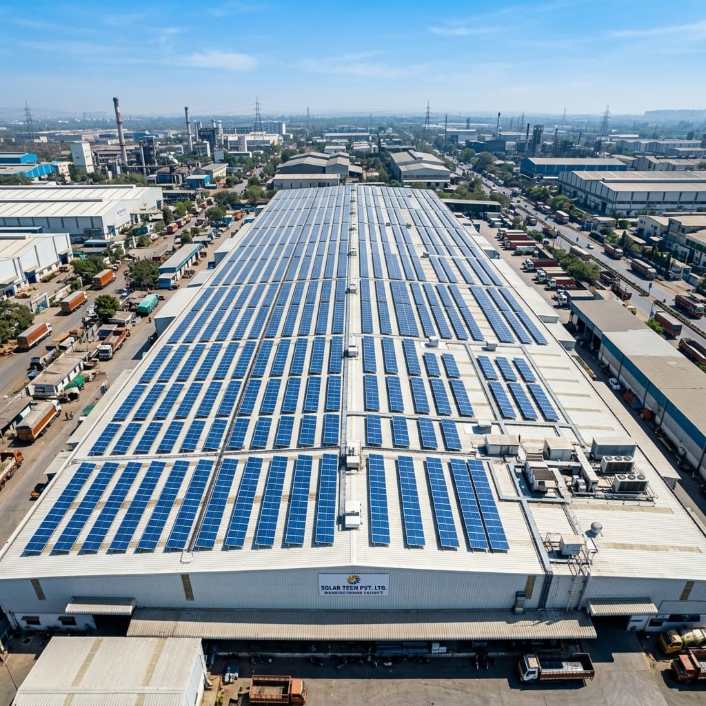 Surya Volt Solar installation commercial