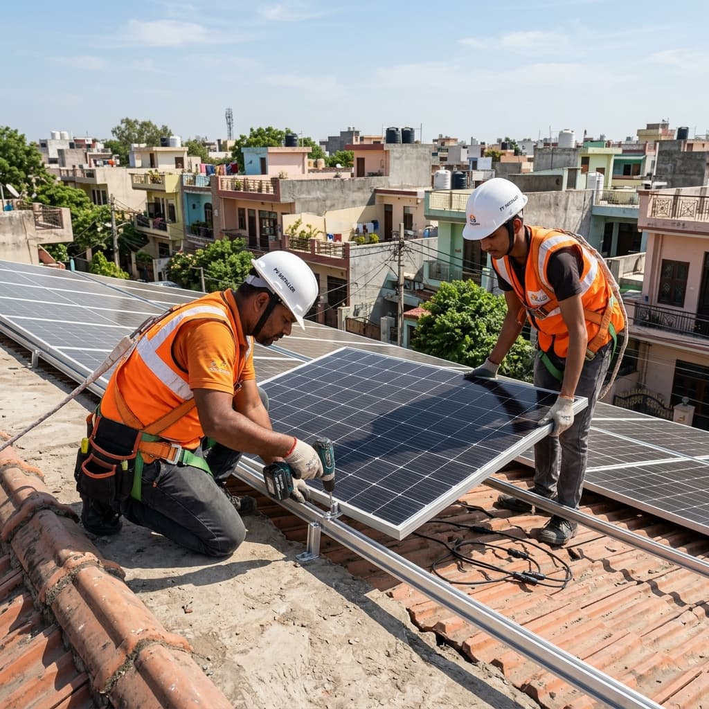 Surya Volt Solar installation residential